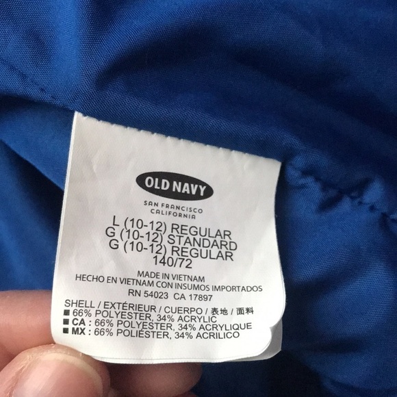 Old Navy Boys Sherpa Zip Up Sweater Large 10-12 Years - Picture 5 of 10